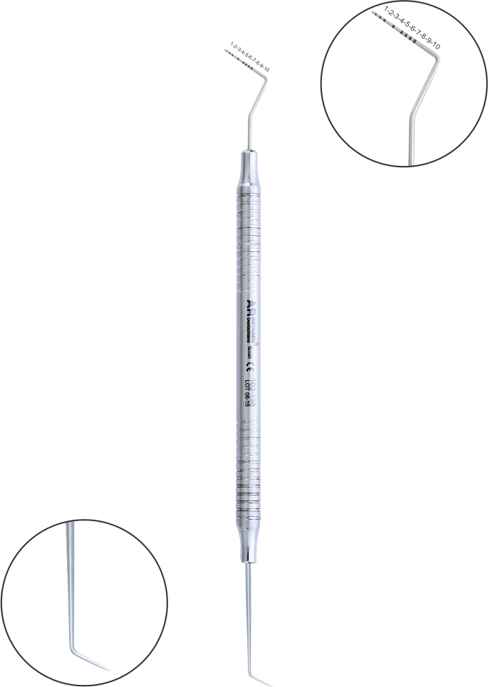Paradontometer Williams Fig. 16 Griff 6 mm