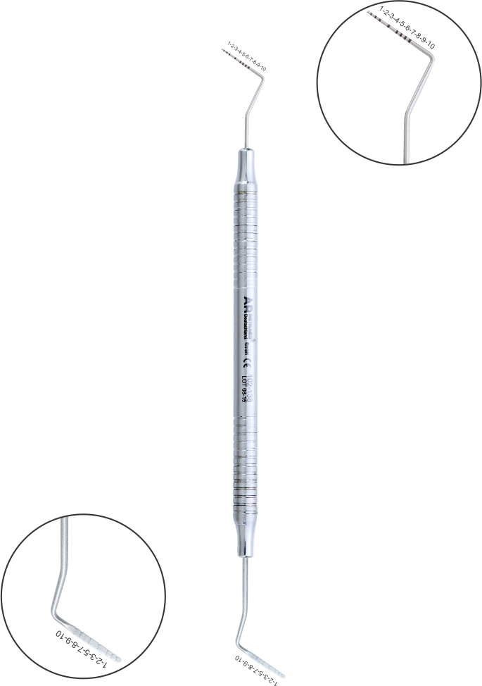 Paradontometer Williams Goldman-Fox Griff 6 mm