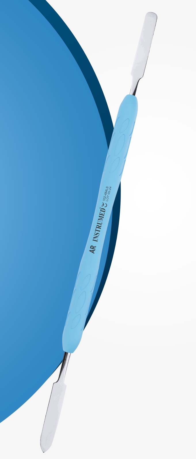 Zement Spatel AR Light 6 mm Griff hellblau