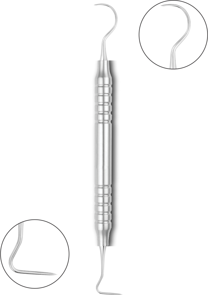 Explorer mit anatomischem Hohlgriff 10 mm