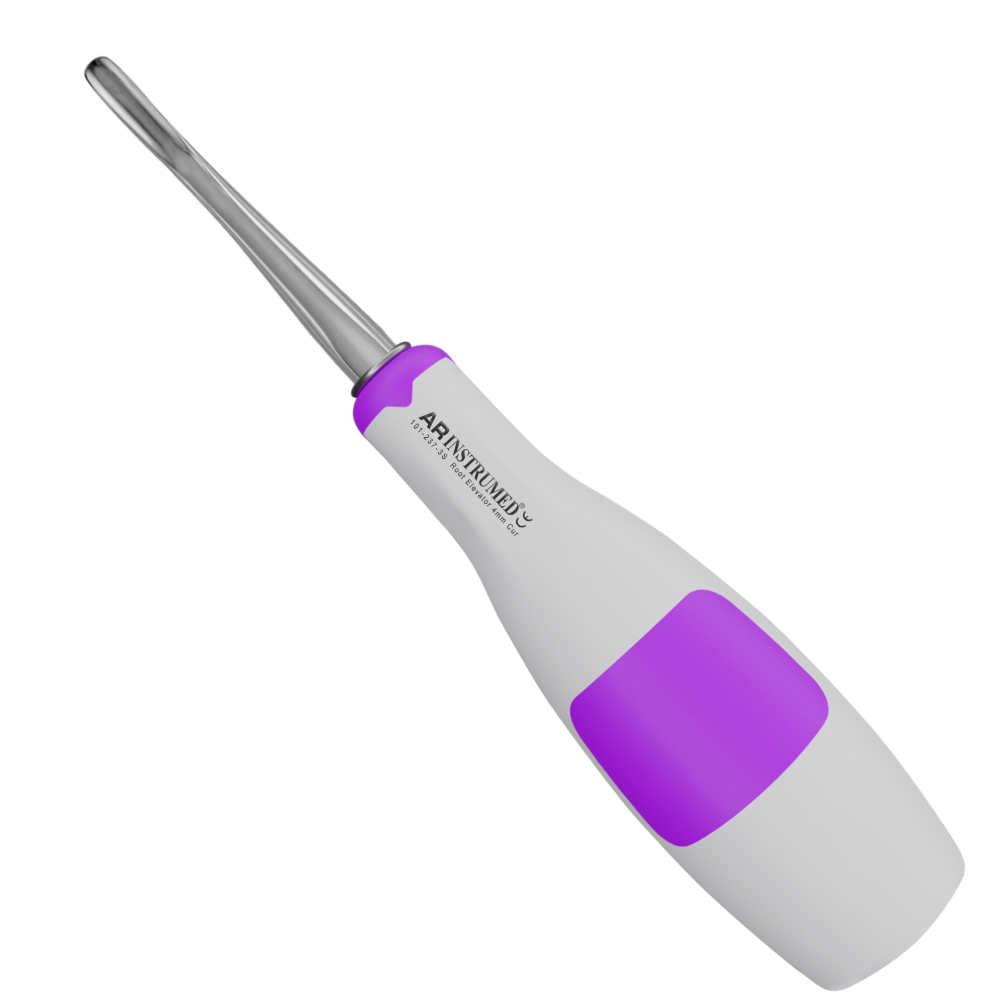 Wurzelheber AR Soft Bein gebogen 4.0 mm Griff lila
