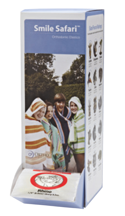 Smile Safari™ introrale bernsteinfarbene Elastics 5000/PK Smile Safari™ introrale bernsteinfarbene Elastics 5000/PK