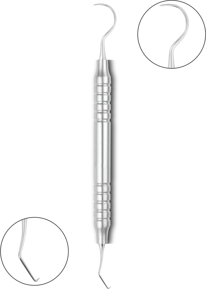 Explorer mit anatomischem Hohlgriff 10 mm