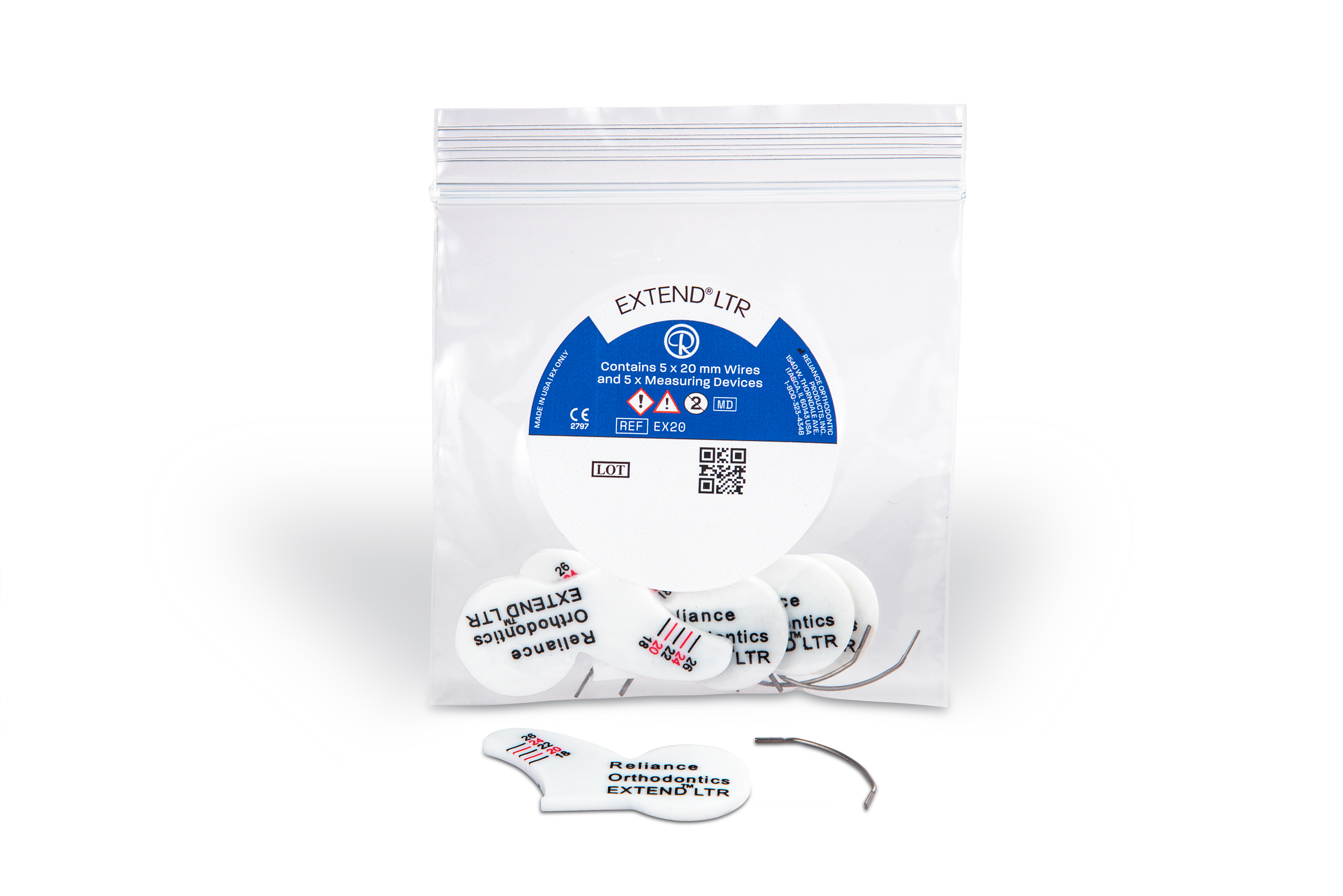 LTR Long Term Retainer TMA 20 mm 5/PK LTR Long Term Retainer TMA 20 mm 5/PK