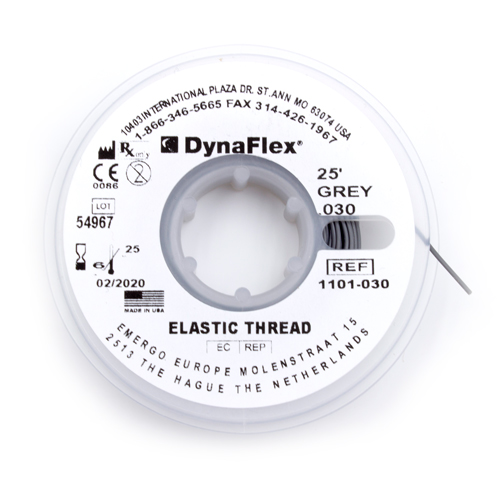 Elastic Thread .030 grau 25'' Spule