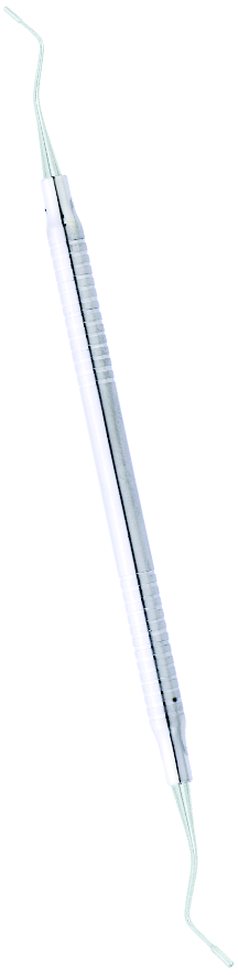 Füllungsinstrument 1.0 mm / 1.2 mm gezahnt Griff 6 mm