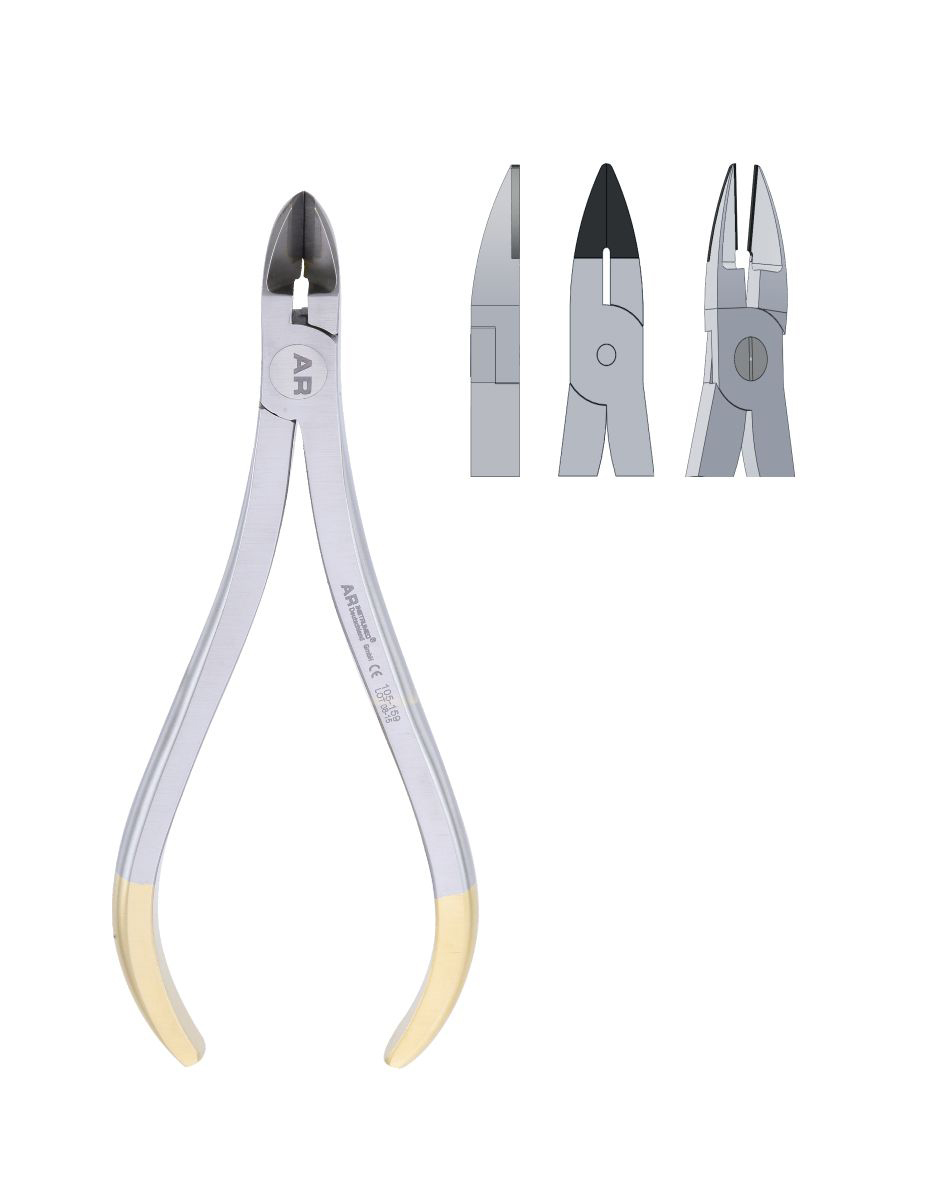 TC Pin & Ligaturschneider feine Spitze Drähte bis .012