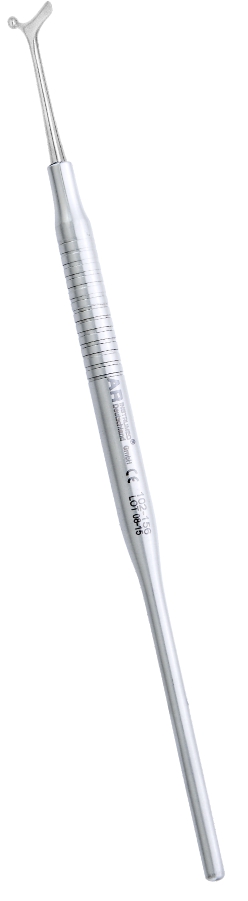 Burnisher Fig. 3 gezahnt Griff 6 mm