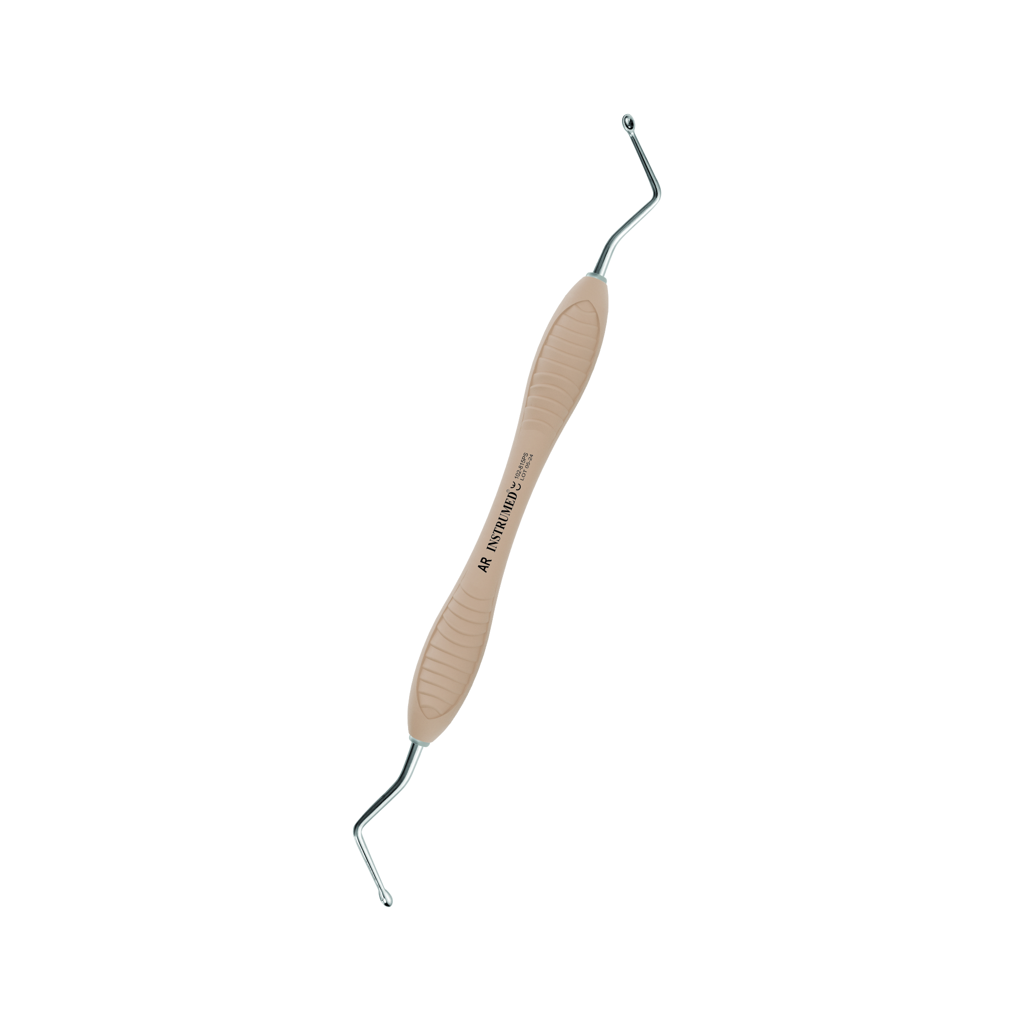 Hemingway Kürette AR Premium 2.5 mm Griff hellbraun