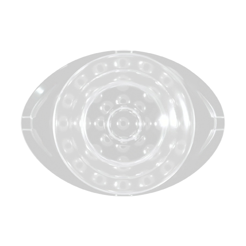 Precision Aligner Button klar 10/PK