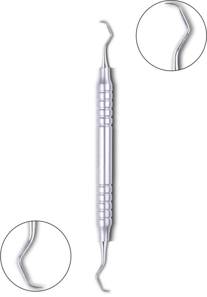 Gracey Kürette 3-4 hohler Griff 10 mm