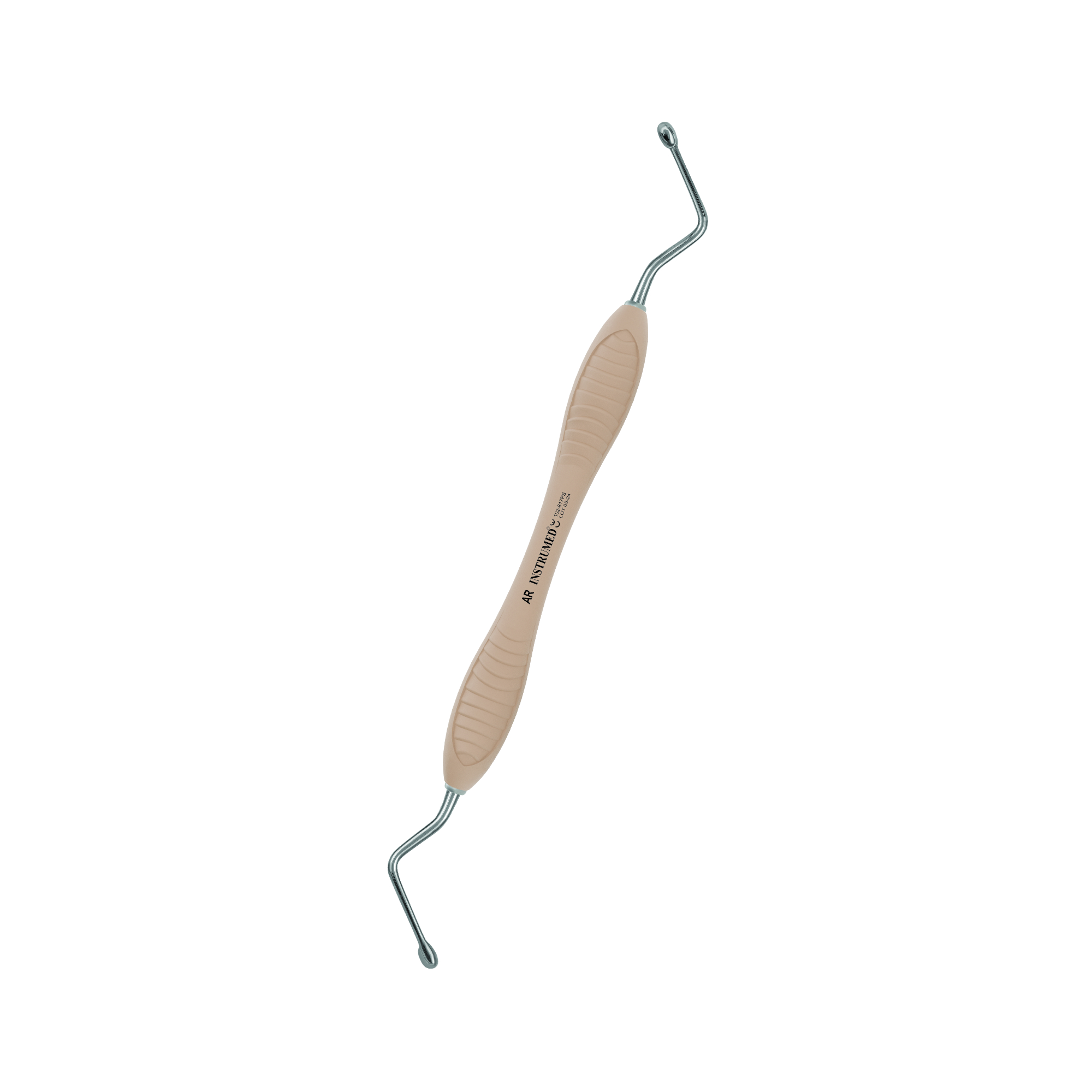 Hemingway Kürette AR Premium 3.5 mm Griff hellbraun