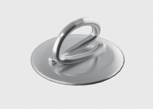 Bondable Lingual Eyelet rund Meshbasis 10/PK Bondable Lingual Eyelet rund Meshbasis 10/PK