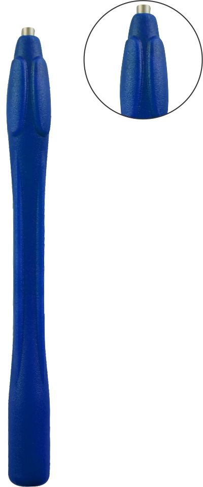 Spiegelgriff Kunststoff autoklavierbar blau 145.0 mm