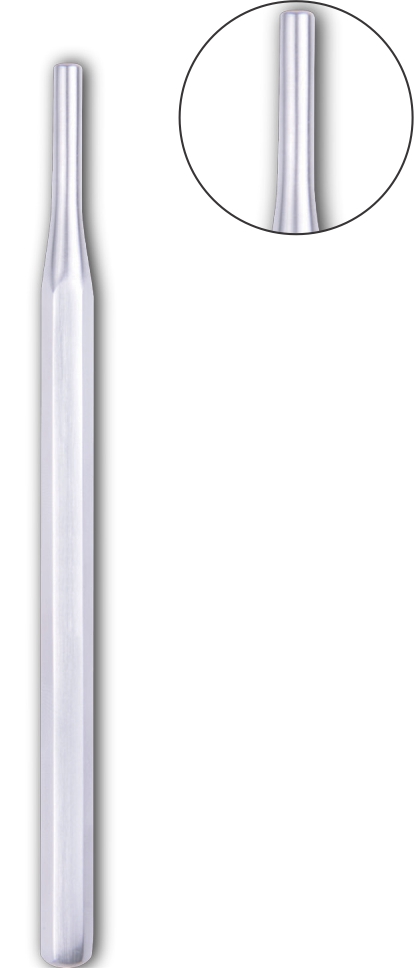 Spiegelgriff hexagonal hohl 8.0 mm