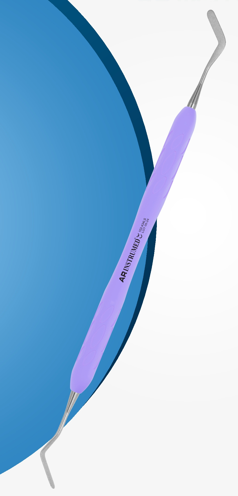 Heidemann Spatel AR Light 3.0 mm Griff hellviolett
