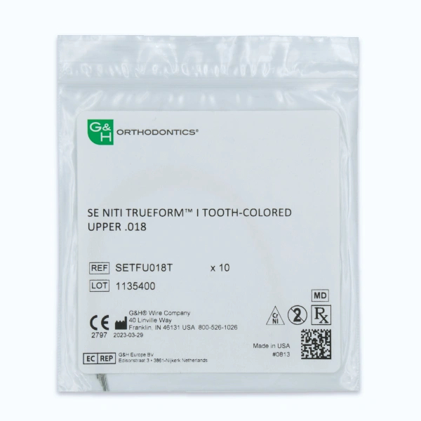 Nitanium Wire Coated Pro Form .018 x .018 Upper 10/PK