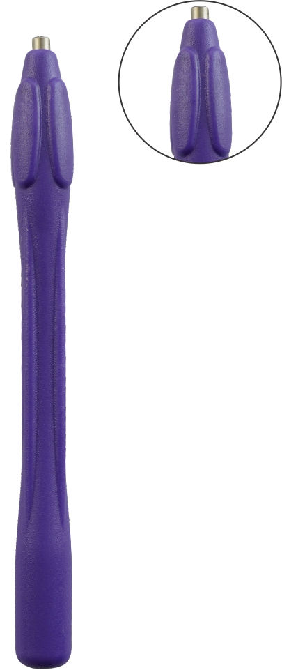 Spiegelgriff Kunststoff autoklavierbar lila 145.0 mm