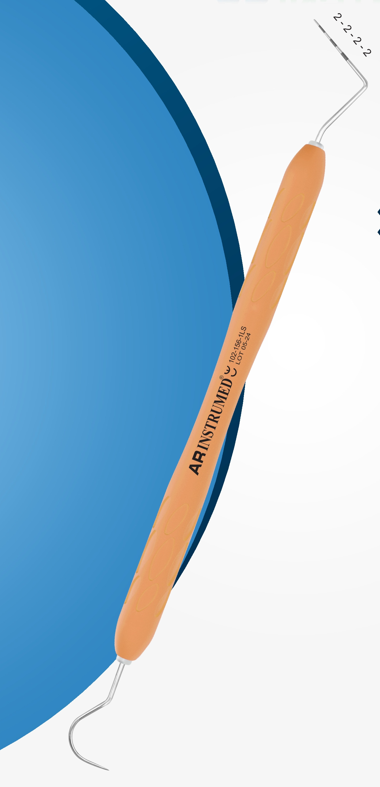 CP 2-23 Sonde AR Light doppelseitiger Griff hellorange