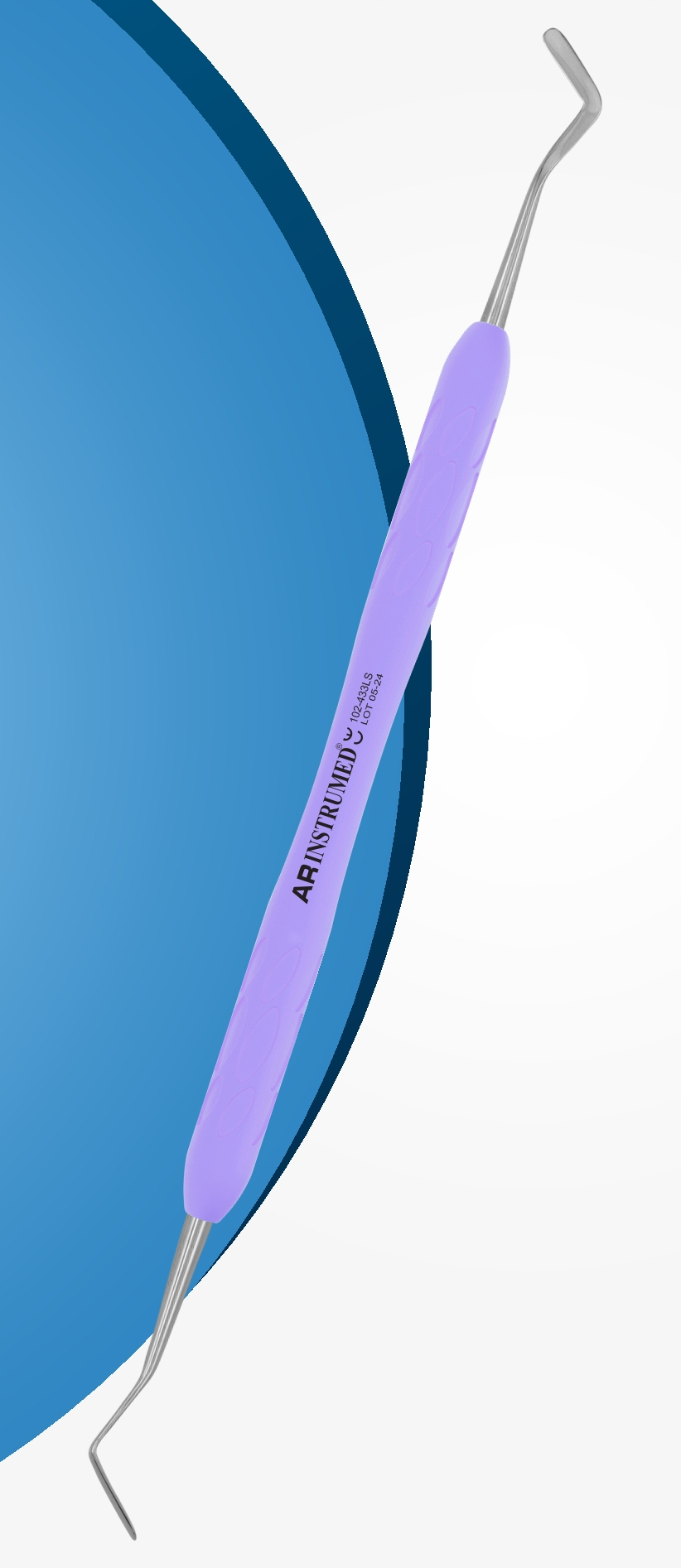 Heidemann Spatel AR Light 2.5 mm Griff hellviolett