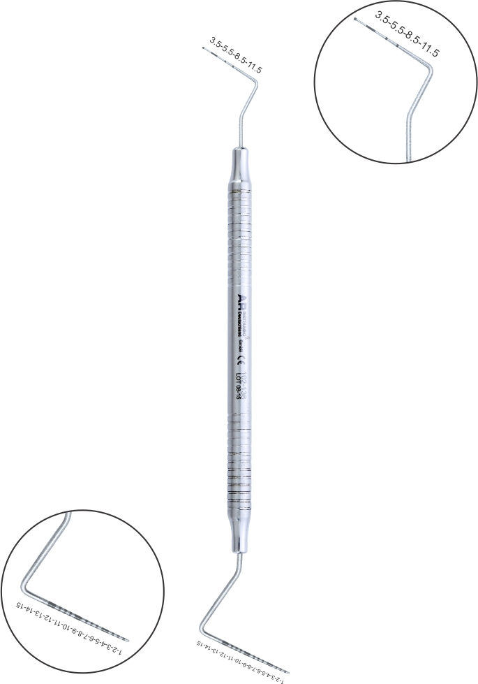Paradontometer WHO CP15 Griff 6 mm