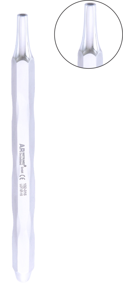 Spiegelgriff hohl 10.0 mm