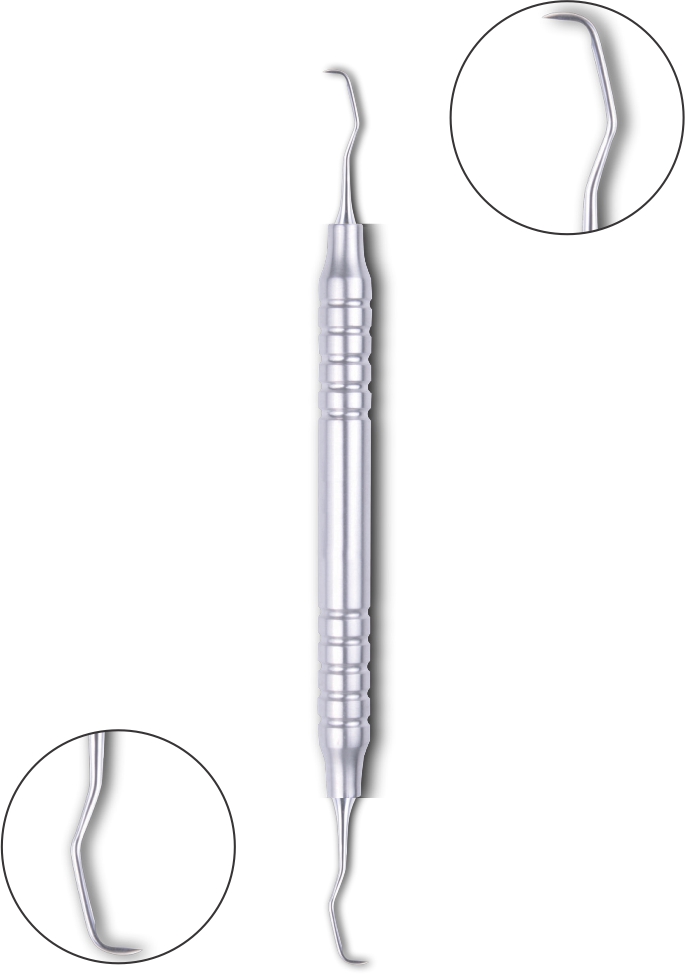 Gracey Kürette 1-2 hohler Griff 10 mm