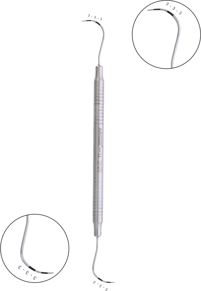 Paradontometer Naber Griff 6 mm