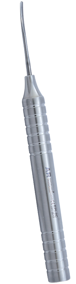Periotom flexibel gebogen 2 mm