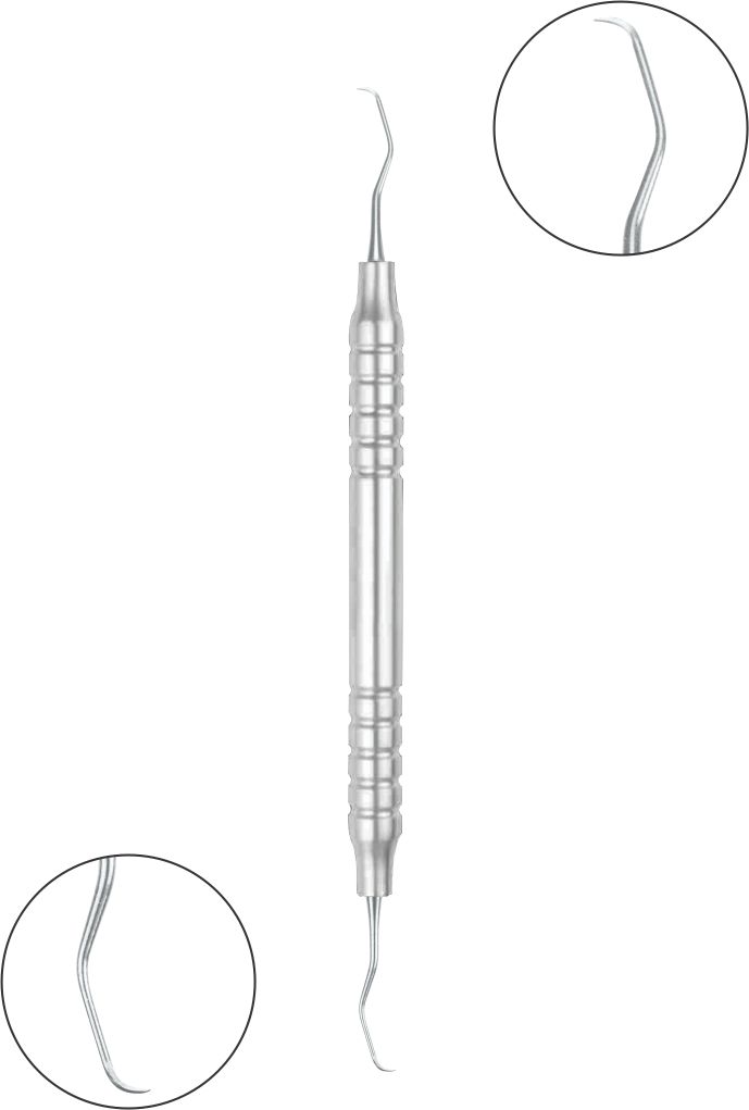 Gracey Kürette Mini 1-2 Hohlgriff 10 mm