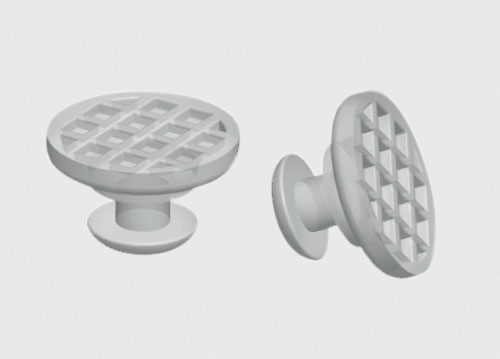 Ceramic Lingual Buttons niedriges Profil 10/PK Ceramic Lingual Buttons niedriges Profil 10/PK