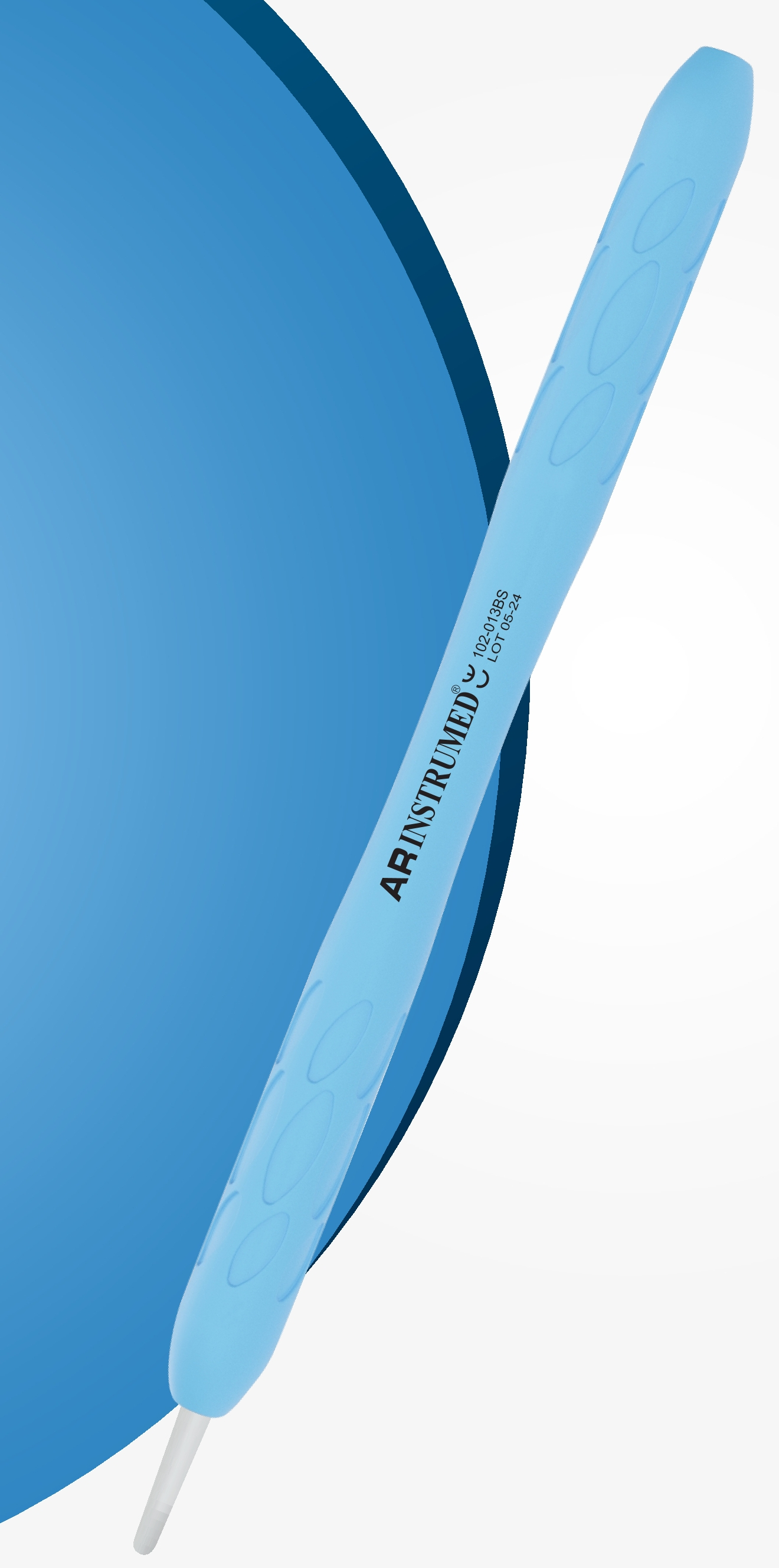 Spiegelgriff hellblau