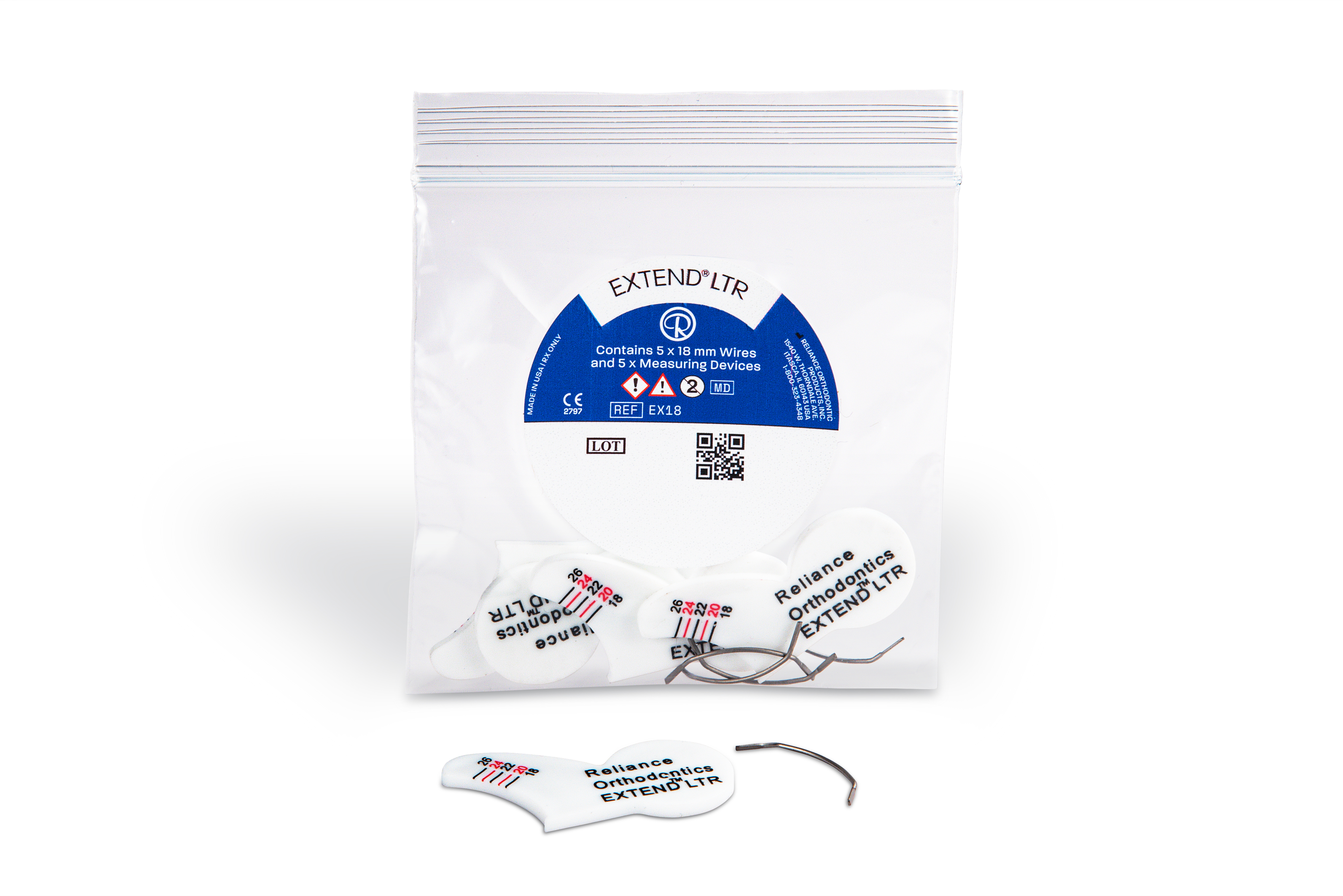 LTR Long Term Retainer TMA 18 mm 5/PK