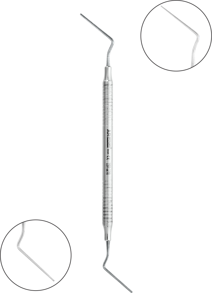 Plugger 9/11 doppelendig 1.0 mm / 1.15 mm Griff 6 mm