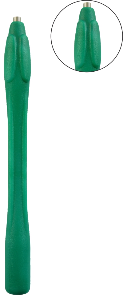 Spiegelgriff Kunststoff autoklavierbar grün 145.0 mm