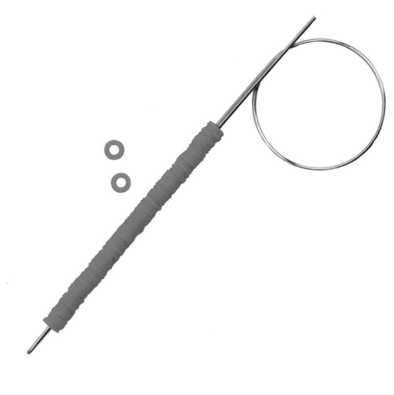Ligature Ties auf Drahstift grau 1000/PK Ligature Ties auf Drahstift grau 1000/PK