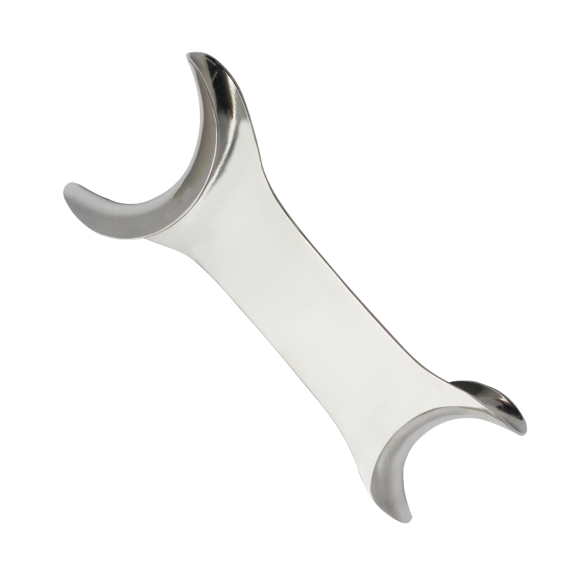 Wangenhalter aus Edelstahl doppelendig 2/PK
