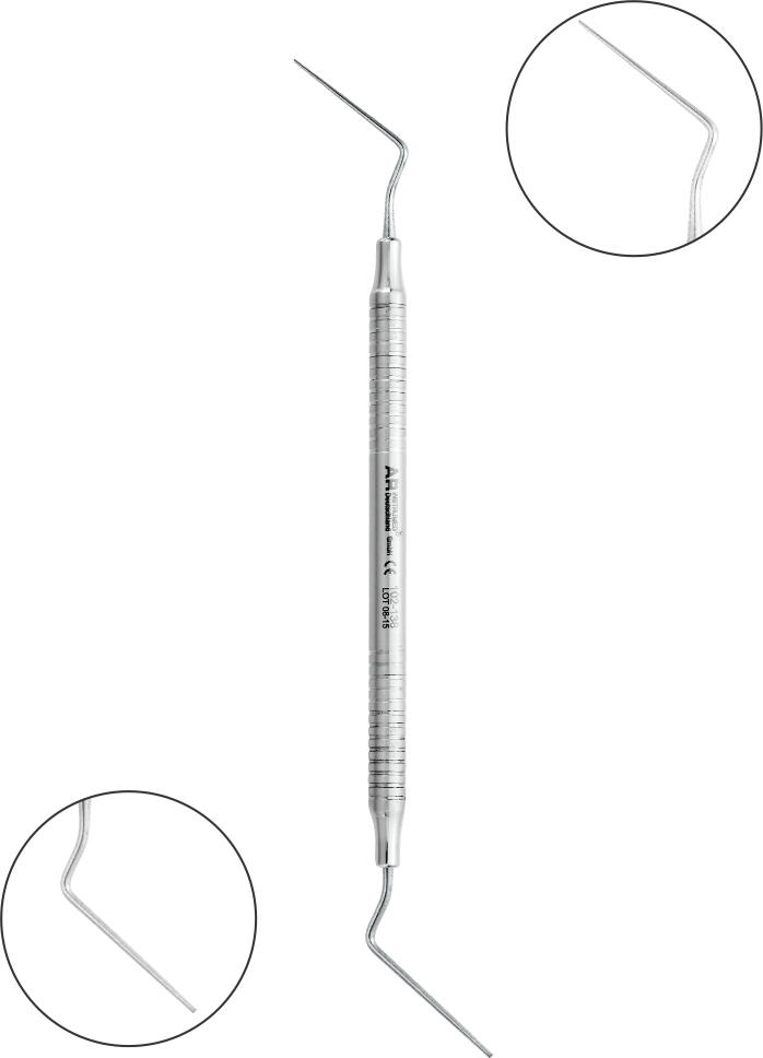 Plugger 5/7 doppelendig 0.5 mm / 0.75 mm Griff 6 mm