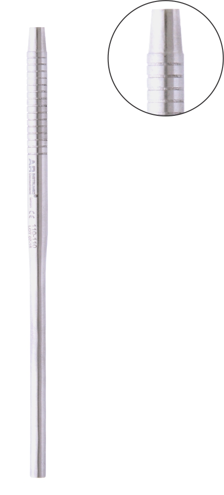 Spiegelgriff rund cone-socket 6.0 mm