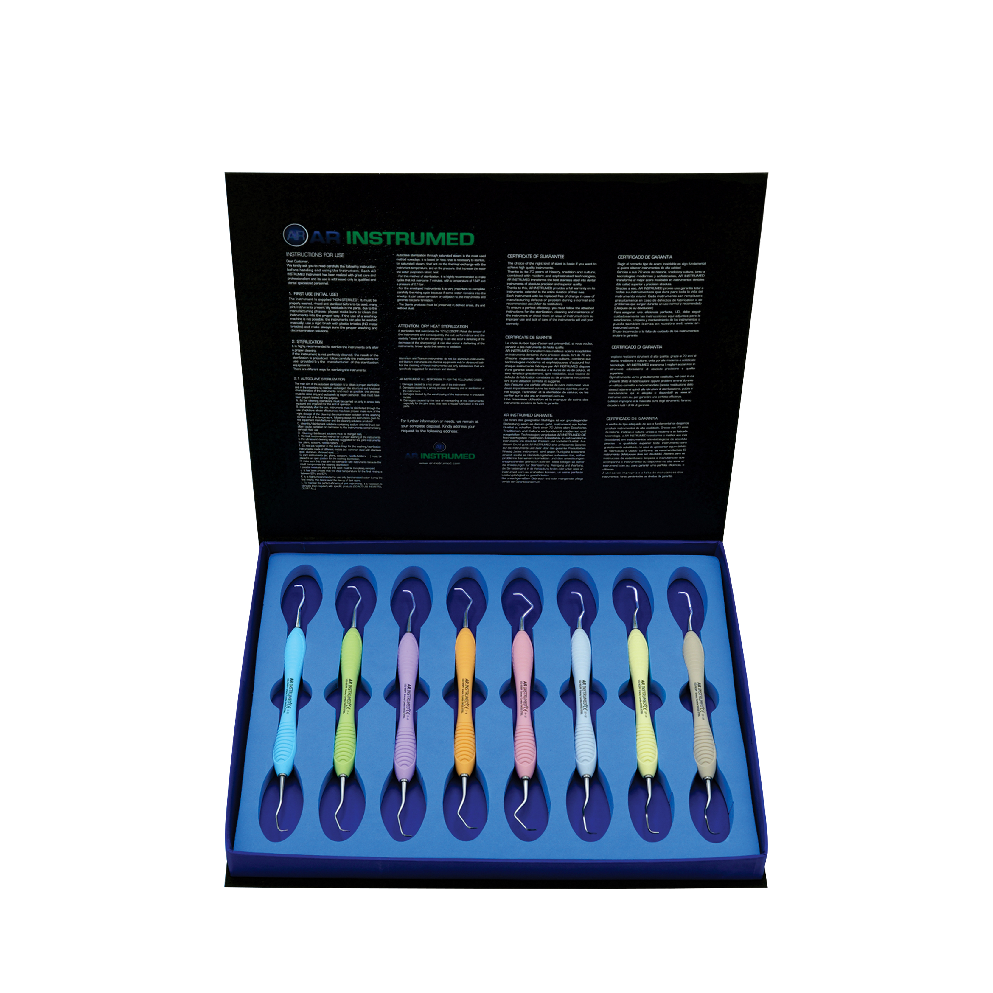 Gracey Küretten Set AR Premium Plus 8 Teile