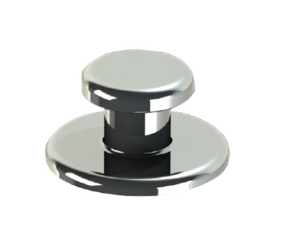 Weldable Lingual Buttons runde Basis 10/PK