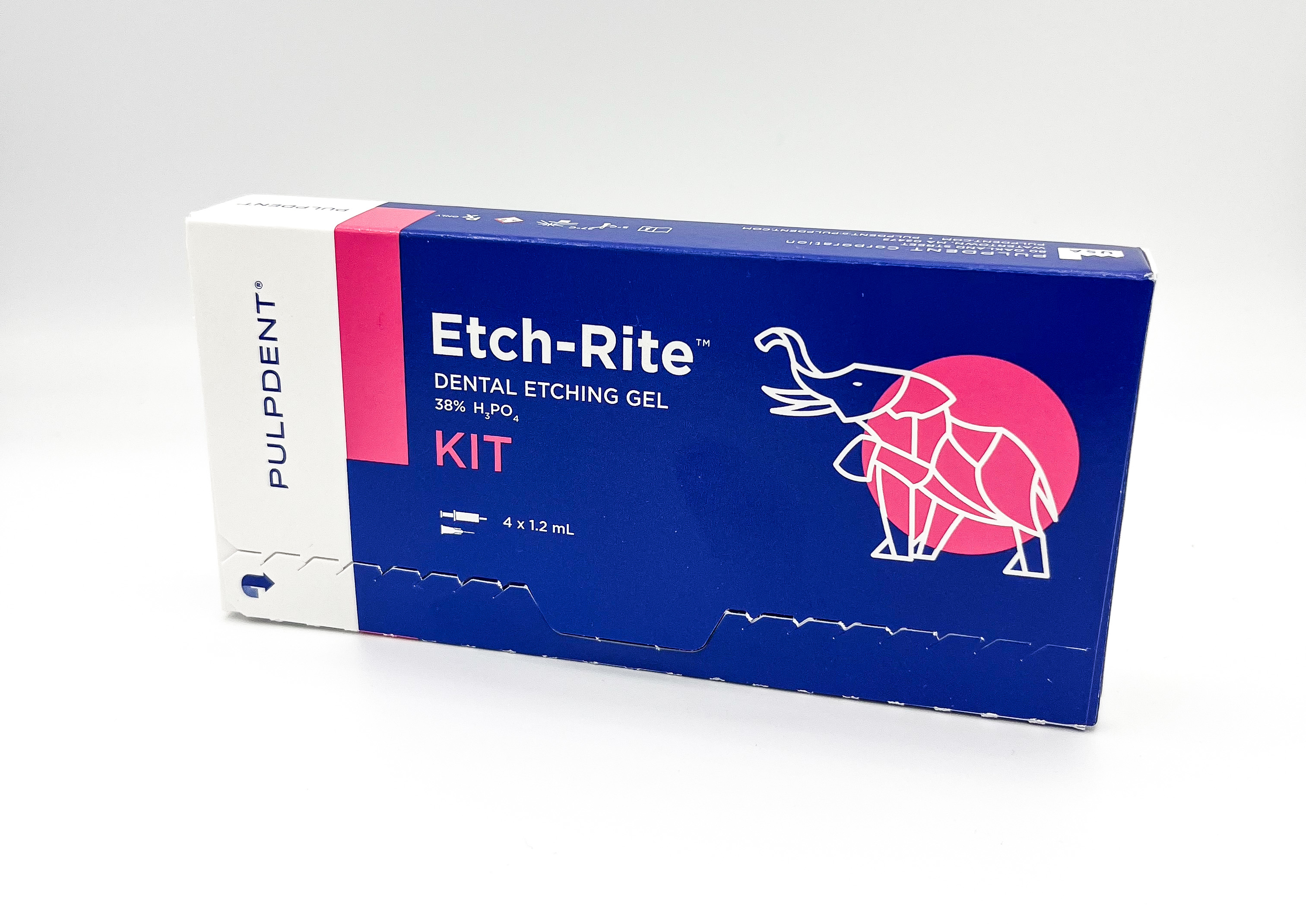 ETCH-RITE Kit 4 x 1.2 ml Spritzen + 8 abgewinkelte Applikatorspitzen ETCH-RITE Kit 4 x 1.2 ml Spritzen + 8 abgewinkelte Applikatorspitzen