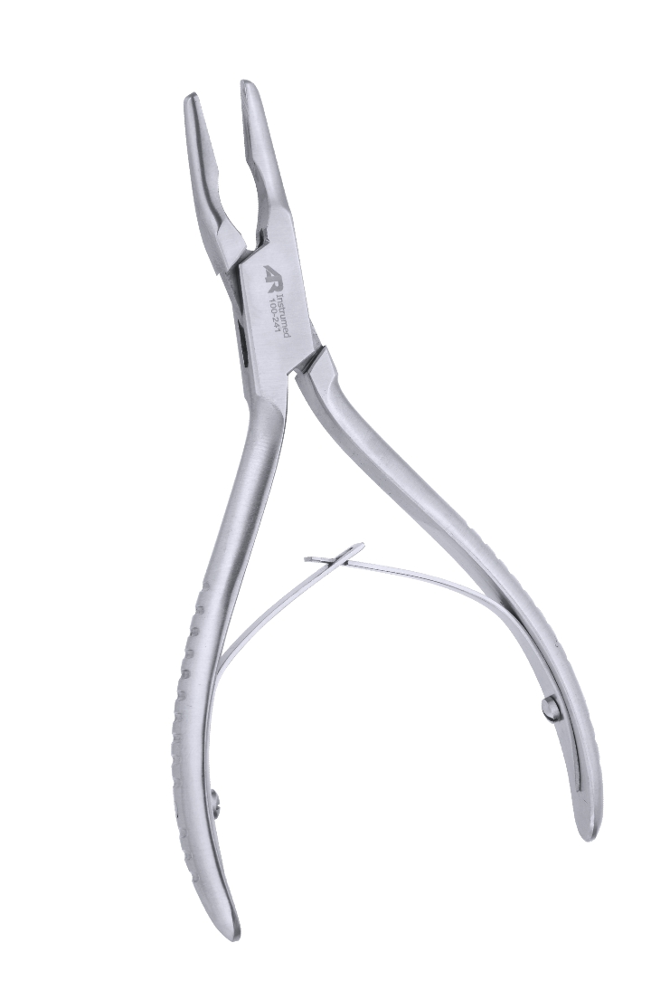 Friedman Hohlmeißelzange abgewinkelt 14 cm
