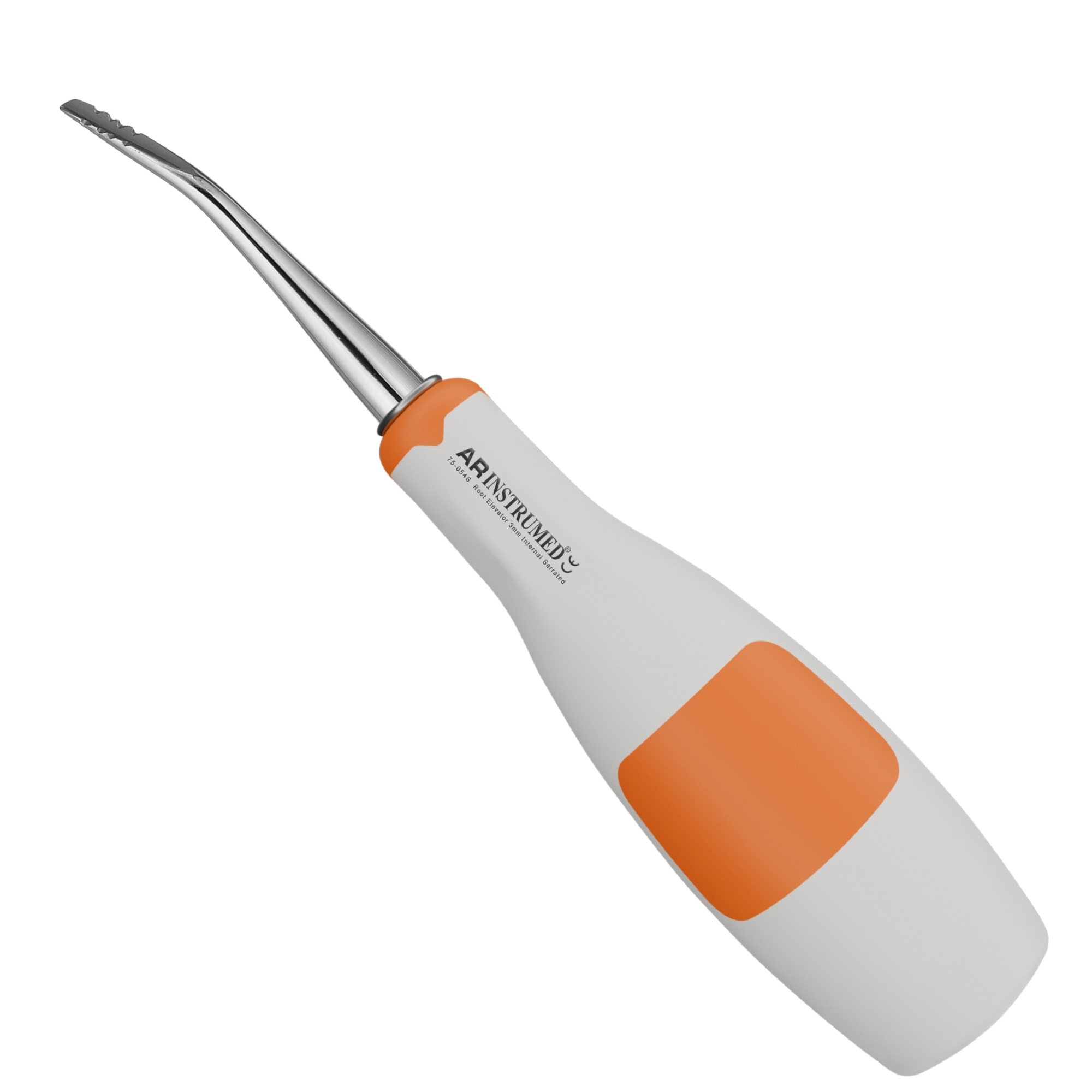 Wurzelheber AR Soft abgerundete Schräge außen 3 mm Griff orange