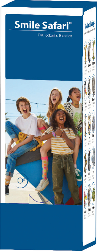 Smile Safari™ introrale bernsteinfarbene Elastics 5000/PK