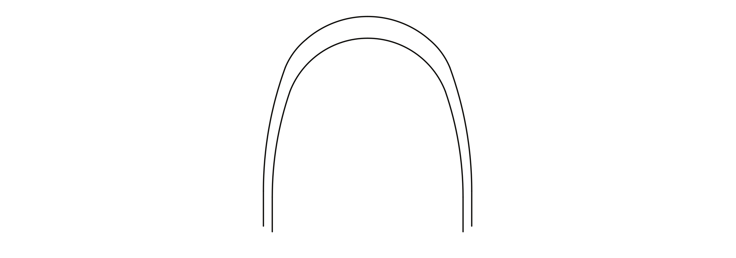 Copper Nitanium 27° Bögen Pro Form 10/PK Copper Nitanium 27° Bögen Pro Form 10/PK