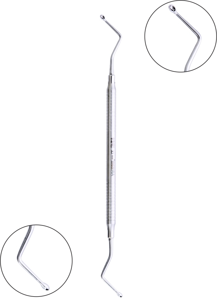 Hemingway Kürette 2.5 mm Griff 6 mm