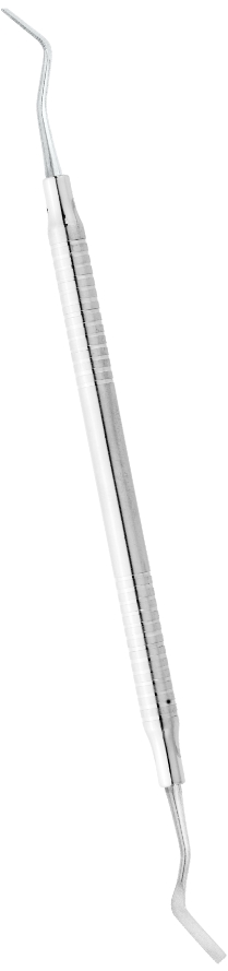 Gingival Cord Packer 2.8 mm viereckig gezahnt Griff 6 mm