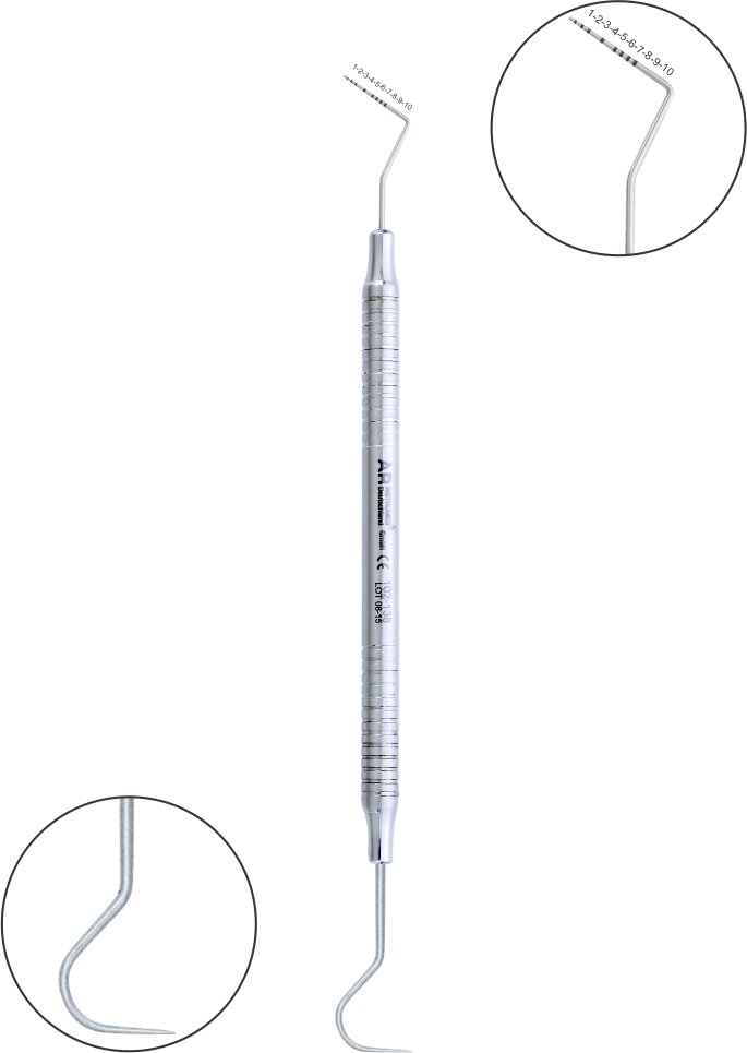 Paradontometer Williams Fig. 23 Griff 6 mm