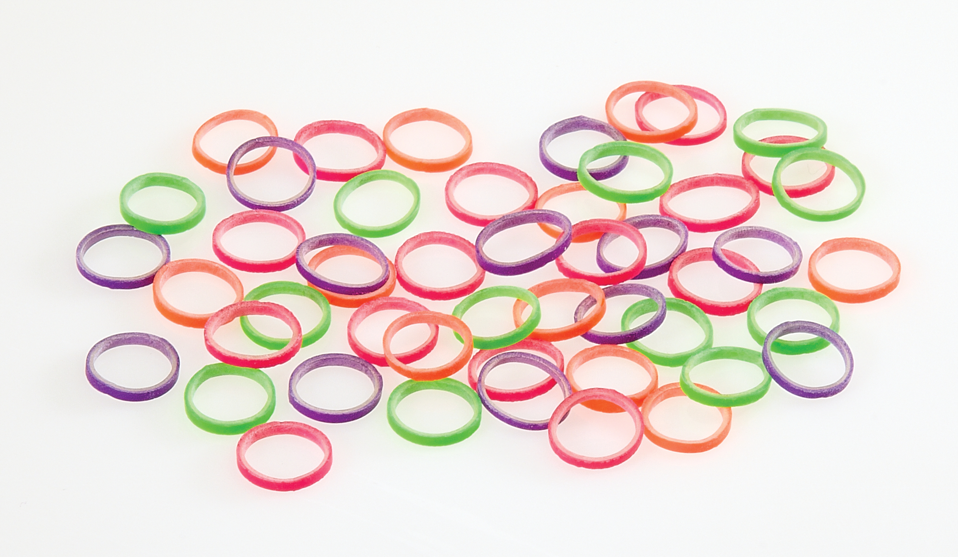 Smile Safari™ intraorale neonfarbene Elastics 5000/PK Smile Safari™ intraorale neonfarbene Elastics 5000/PK